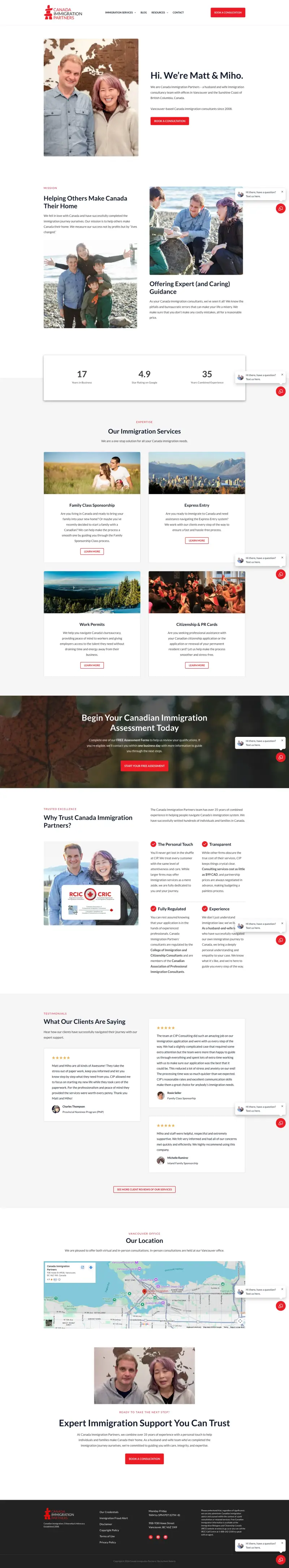 Canada Immigration Partners screenshot