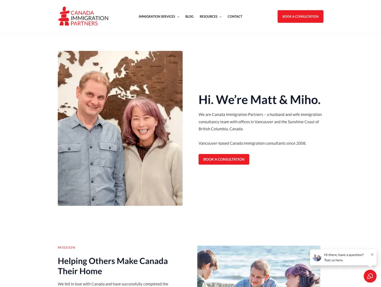 Canada Immigration Partners screenshot